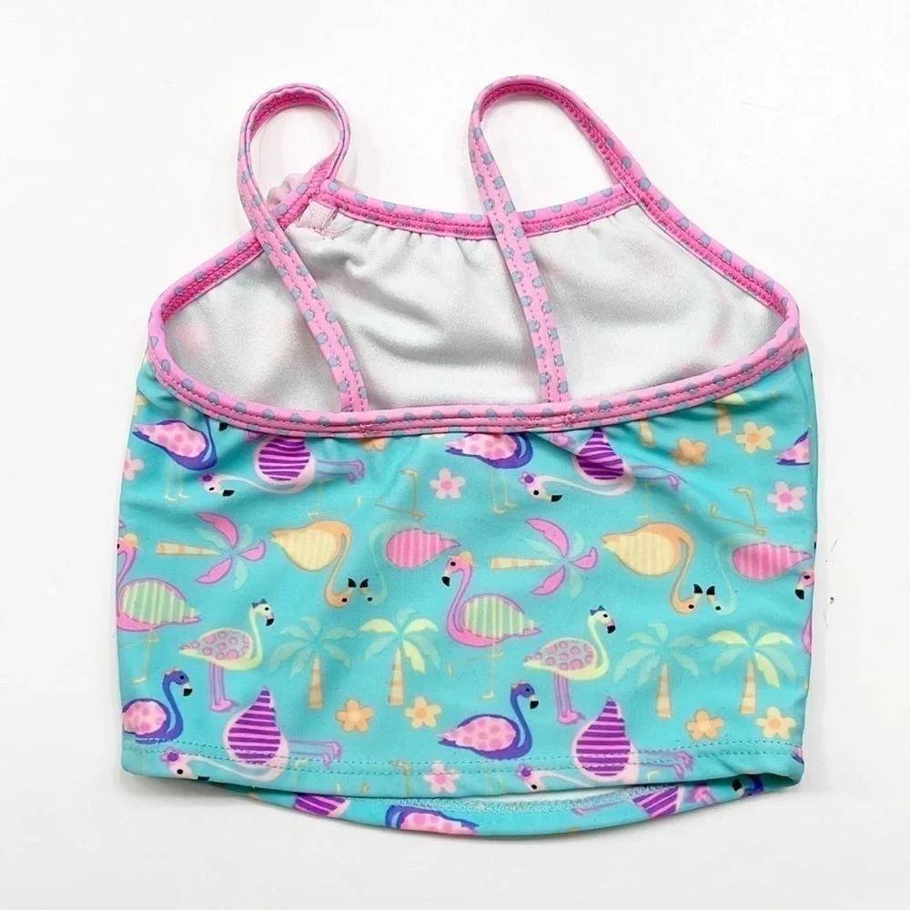OP flamingo print baby swim top